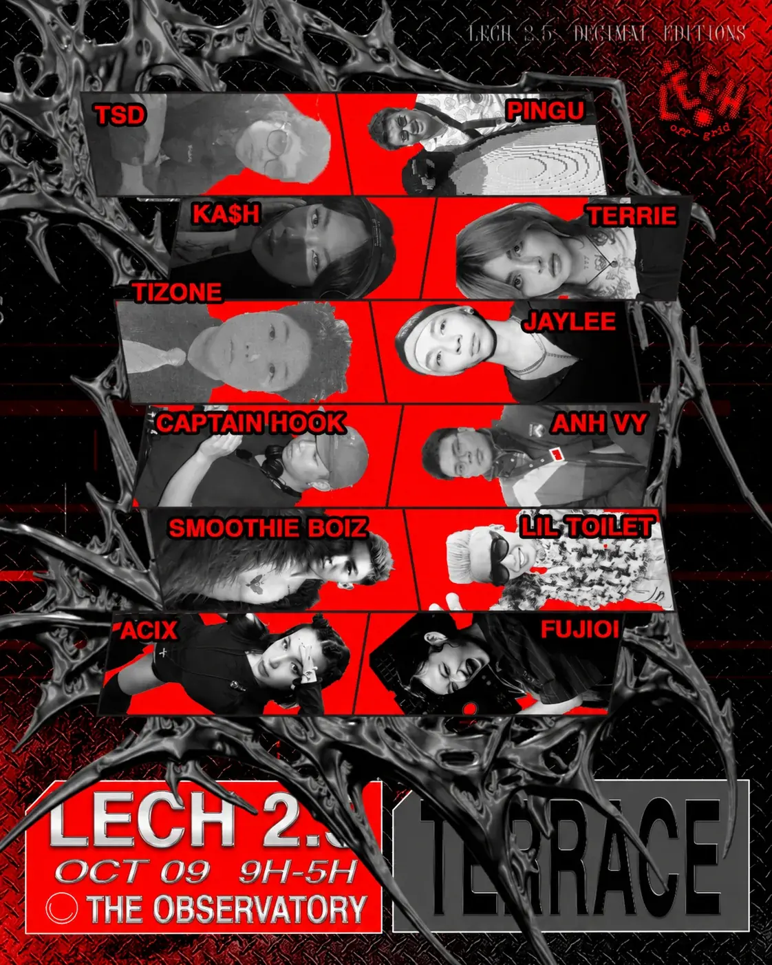 Lech upcoming show — Terrace poster